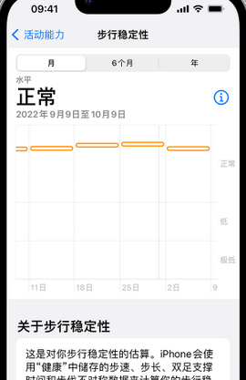 临颍iPhone手机维修如何在iPhone开启'步行稳定性通知'