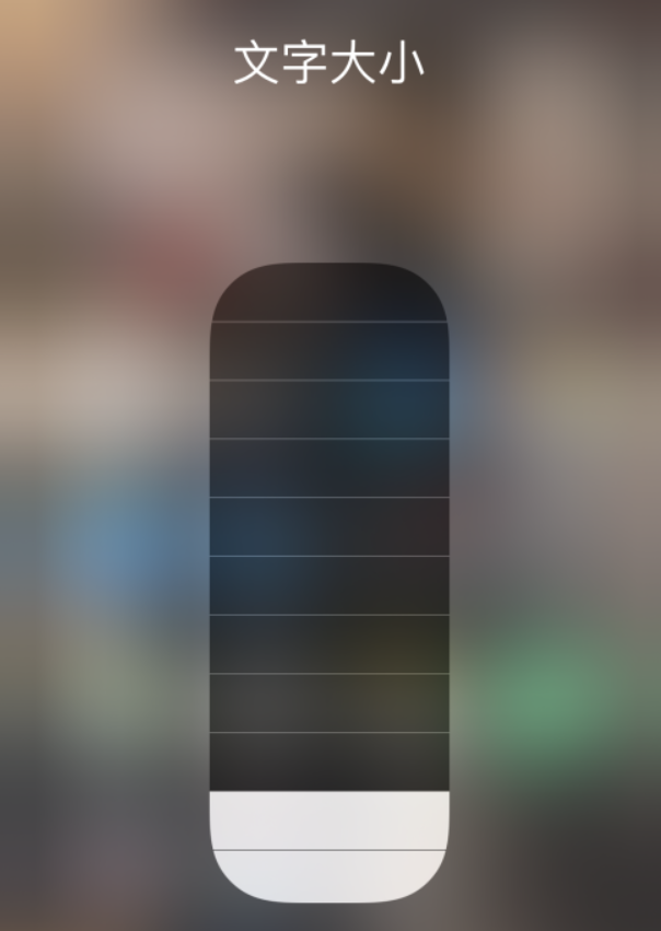 临颍苹果手机维修分享小技巧：在 iPhone 控制中心快速调节字体大小 